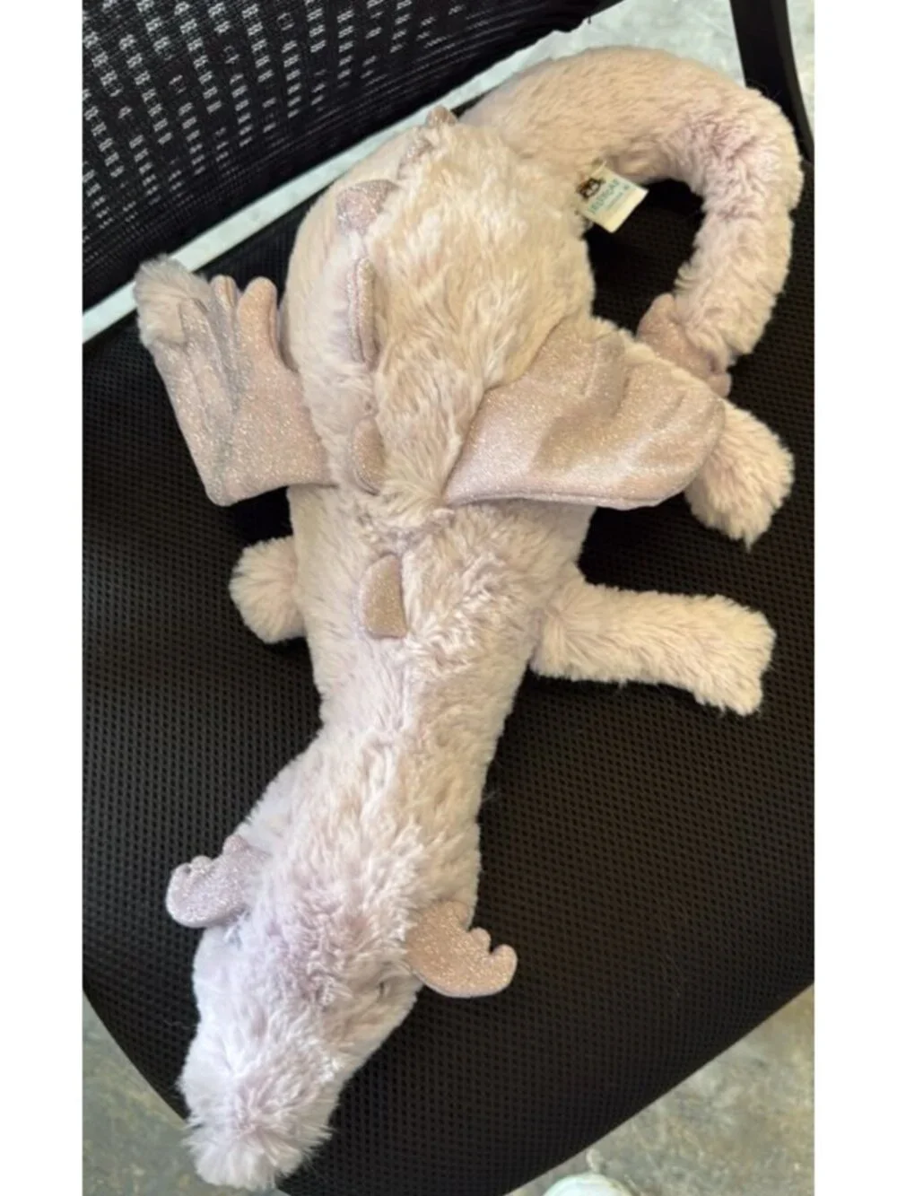 Lavender Dragon Plush Stuffed Animal Soft Fantasy Dragon Toy